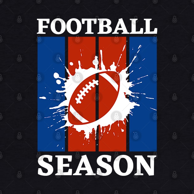 Mens Vintage American Football Season Funny Football Dad Thanksgiving by Illustradise